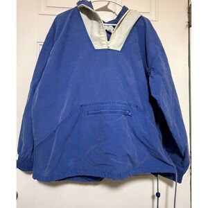 RTW‎ Vintage 90s Ready To Wind Down Windbreaker Jacket Blue Size Large